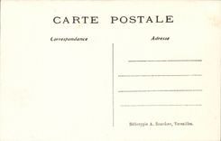 Castle of Chantilly CPA bread with carps