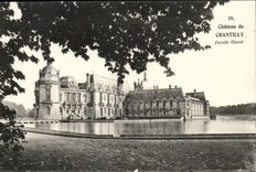 Castle of Chantilly CPA Western Frontage