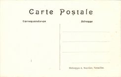 Castle of Chantilly CPA Seen of the play of palm (west coast)