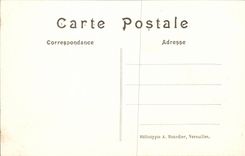 Castle of Chantilly CPA northern Frontage