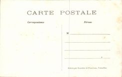 Castle of Chantilly CPA Anteroom