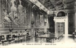 CPA Castle of Chantilly Gallery of the stags