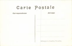 CPA Castle of Chantilly Museum the large alley