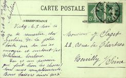 Vichy - Perspective de l'Etablissement Thermal - CPA 