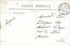 Vichy - Rue de Paris - Perspective de la Gare - CPA 