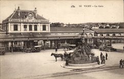Vichy - La Gare - CPA 