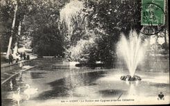 Vichy - Le Bassin des Cygnes pres les Celestins - CPA 
