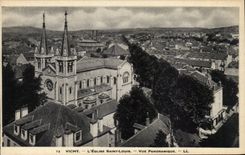 Vichy - L'Eglise Saint Louis - Vue Panoramique - CPA 