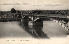 Vichy - Pont sur l'Allier - bridge - CPA 
