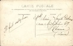 Busset - Castle of the Count de Bourbon - Western Frontage - CPA