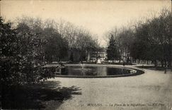 Moulins - Place of the Republic - CPA