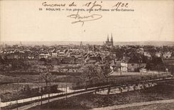 Moulins - View - catch of the Plate and Sainte Catherine - CPA