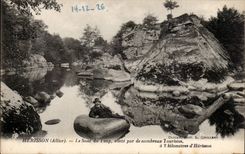 Hedgehog - the Jump of the Wolf visits by many Tourists - CPA