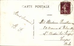 Pornic - Beach and Casino of Goumalon - Flutes - CPA