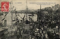 Nantes - Souvenir of the Great Maritime Week - August 1908 Seen of the Port during the Festivals - CPA