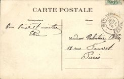 Str Gildas des Holzes - die Kirche und der Eingang der Gemeinschaft - CPA