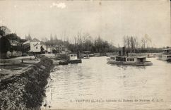 Vertou - Ankunft des Bootes von Nantes - CPA