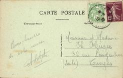 Malvenfarben - gesehen vom Schloss der schonen Luft - CPA