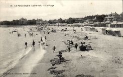 Pouliguen - the Beach - CPA