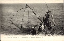 Nazaire saint - the Villez Point - Fishing with the Sail needle - CPA