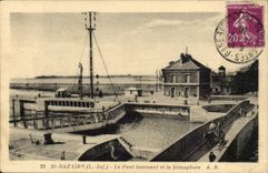 Saint Nazaire - die Schwingen Brucke und das Semaphor - CPA