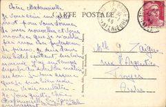 La Baule - eine Ecke des Strandes - CPA