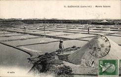 Guerande - Salt-water Marshes - CPA