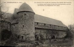 Guerande - the Covered way of the Castle of Careil XV century - CPA