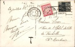 Nantes - the Staircase of the Hundred Markets has Saint Anne - CPA