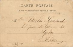 Nantes - the Castle seen from of the Station - CPA