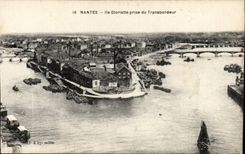 Nantes - Island Gloriette taken of the Transporter - CPA