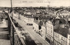 Nantes - the Quay of the Place Pit taken of the Transporter - CPA