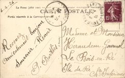 Nantes - War memorial for the Fatherland - CPA