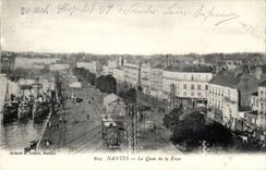 Nantes - the Quay of the Pit - CPA