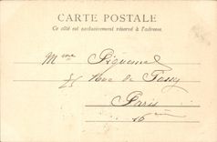 Treport - the Casino - ass - donkey - CPA