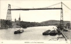 Rouen - the Transporter bridge - CPA