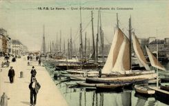 Le Havre - Quaid Orleans und Bassin Werbung - DIAGRAMM-TOILETTE - CPA