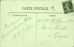 Le Havre - the Deck chair - Provence - Dining room of the 1 class - steamer - steamer - CPA