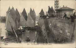 Le Havre - der Handgriff der Piloten - CPA