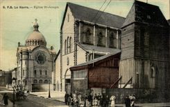 Le Havre - Kirche-Str Joseph - DIAGRAMM-TOILETTE - CPA