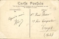 Treport - der Pier durch schweres Wetter - CPA