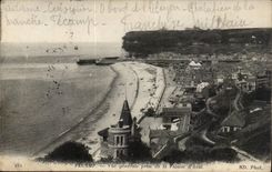 Fecamp - Ansicht genommene Klippe von stromabwarts - CPA