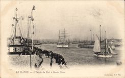 Le Havre - Entrance of the Port High tide has - CPA