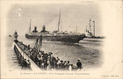 Steamer Savoy of Transatlantic General Company - steamer - CPA
