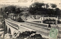 Elbeuf - Viaduct and Tunnel street of the Old people's home - CPA