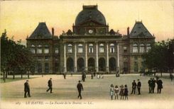 Le Havre CPA Frontage of the Stock Exchange