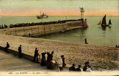 Le Havre CPA the pier