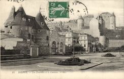 Dieppe CPA turrets and the castle