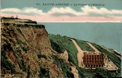 Le Havre Sainte Address CPA the cliff and hotel trade