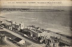 Le Havre Sainte Address CPA View towards Entering of the port of Le Havre